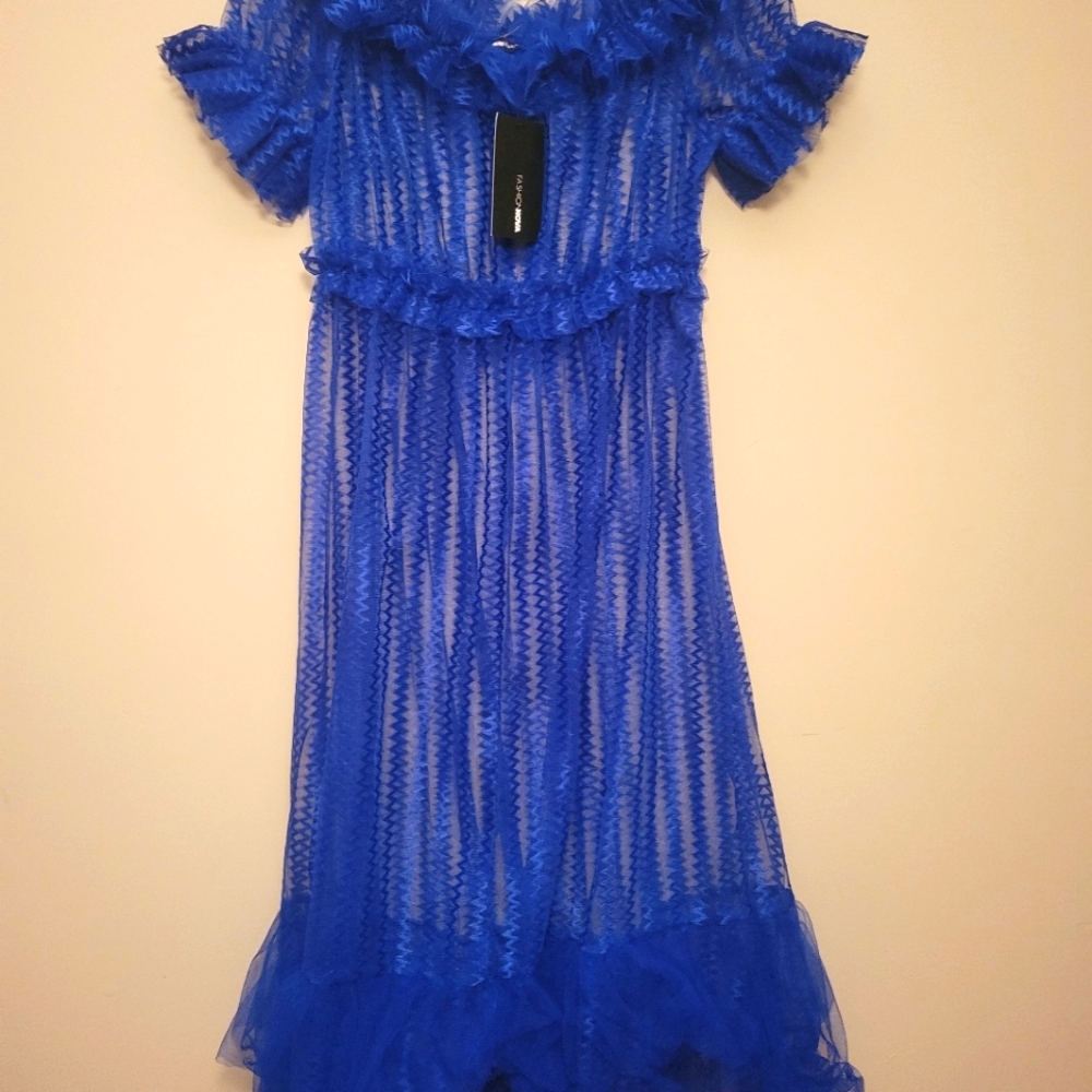Blue dress